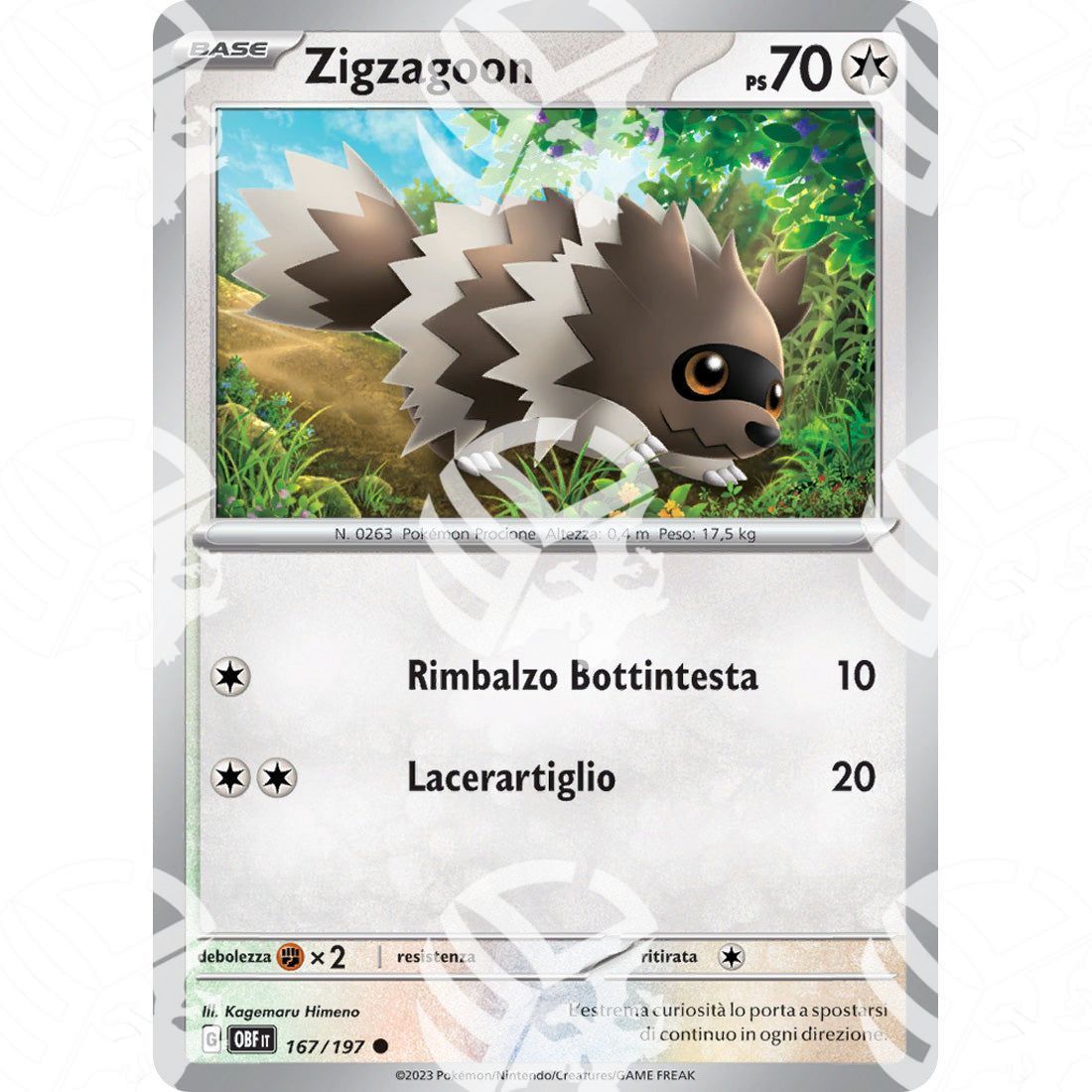 Ossidiana Infuocata - Zigzagoon - 167/197 - Warcard - Ossidiana Infuocata - Zigzagoon - 167/197 i prezzi più bassi sul mercato, solo da www.warcardshop.com! Carte singole, box, buste e mazzi.