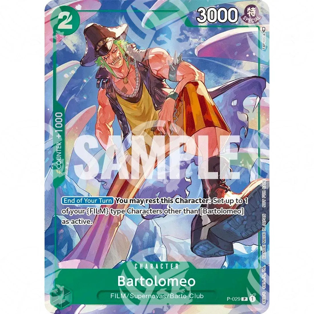 The Best - Premium Booster - Bartolomeo - Full Art-P-029f -337
