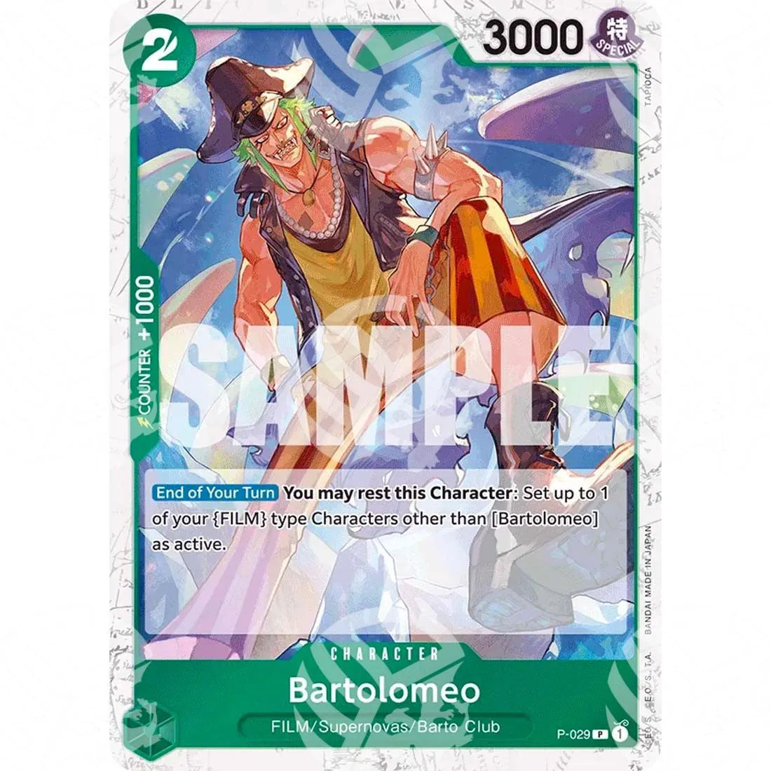 The Best - Premium Booster - Bartolomeo - Jolly Roger Foil-P-029j -523
