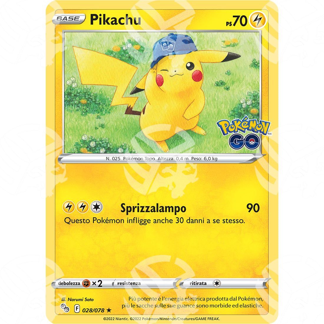Pokemon Go - Pikachu - Holo Rare 028/078 - Warcard - Pokemon Go - Pikachu - Holo Rare 028/078 i prezzi più bassi sul mercato, solo da www.warcardshop.com! Carte singole, box, buste e mazzi.