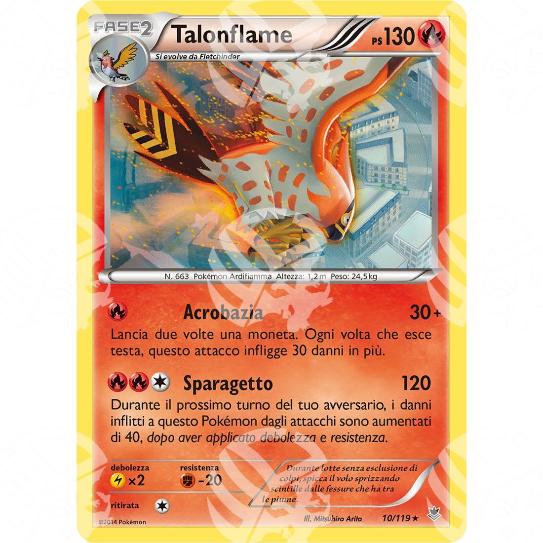Forze Spettrali - Talonflame - 10/119 - Warcard - Forze Spettrali - Talonflame - 10/119 i prezzi più bassi sul mercato, solo da www.warcardshop.com! Carte singole, box, buste e mazzi.