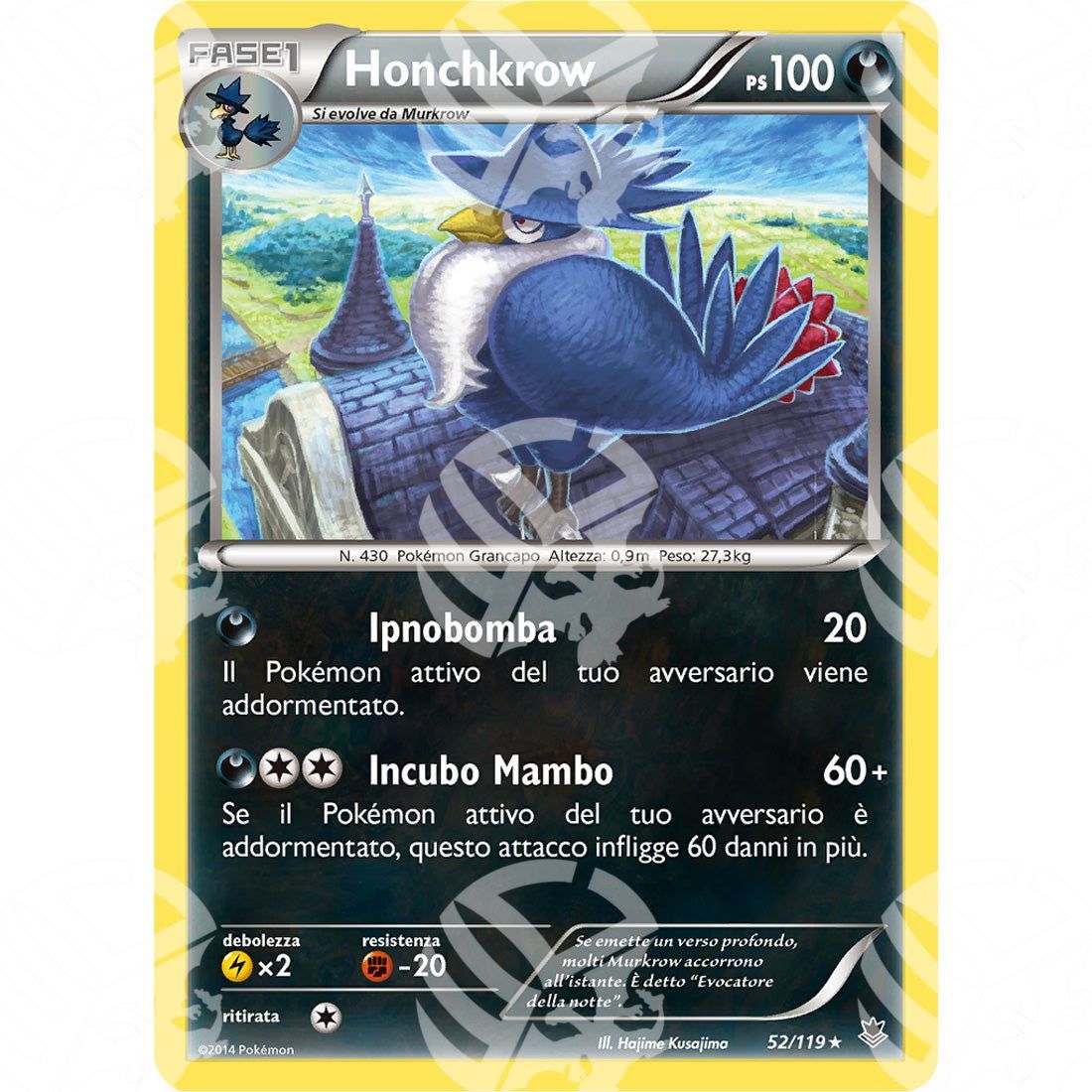Forze Spettrali - Honchkrow - 52/119 - Warcard - Forze Spettrali - Honchkrow - 52/119 i prezzi più bassi sul mercato, solo da www.warcardshop.com! Carte singole, box, buste e mazzi.
