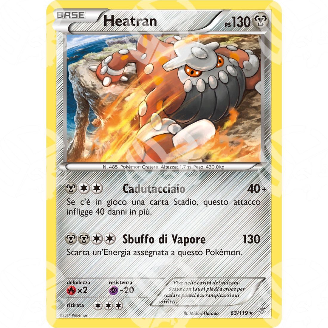 Forze Spettrali - Heatran - Holo Rare 63/119 - Warcard - Forze Spettrali - Heatran - Holo Rare 63/119 i prezzi più bassi sul mercato, solo da www.warcardshop.com! Carte singole, box, buste e mazzi.