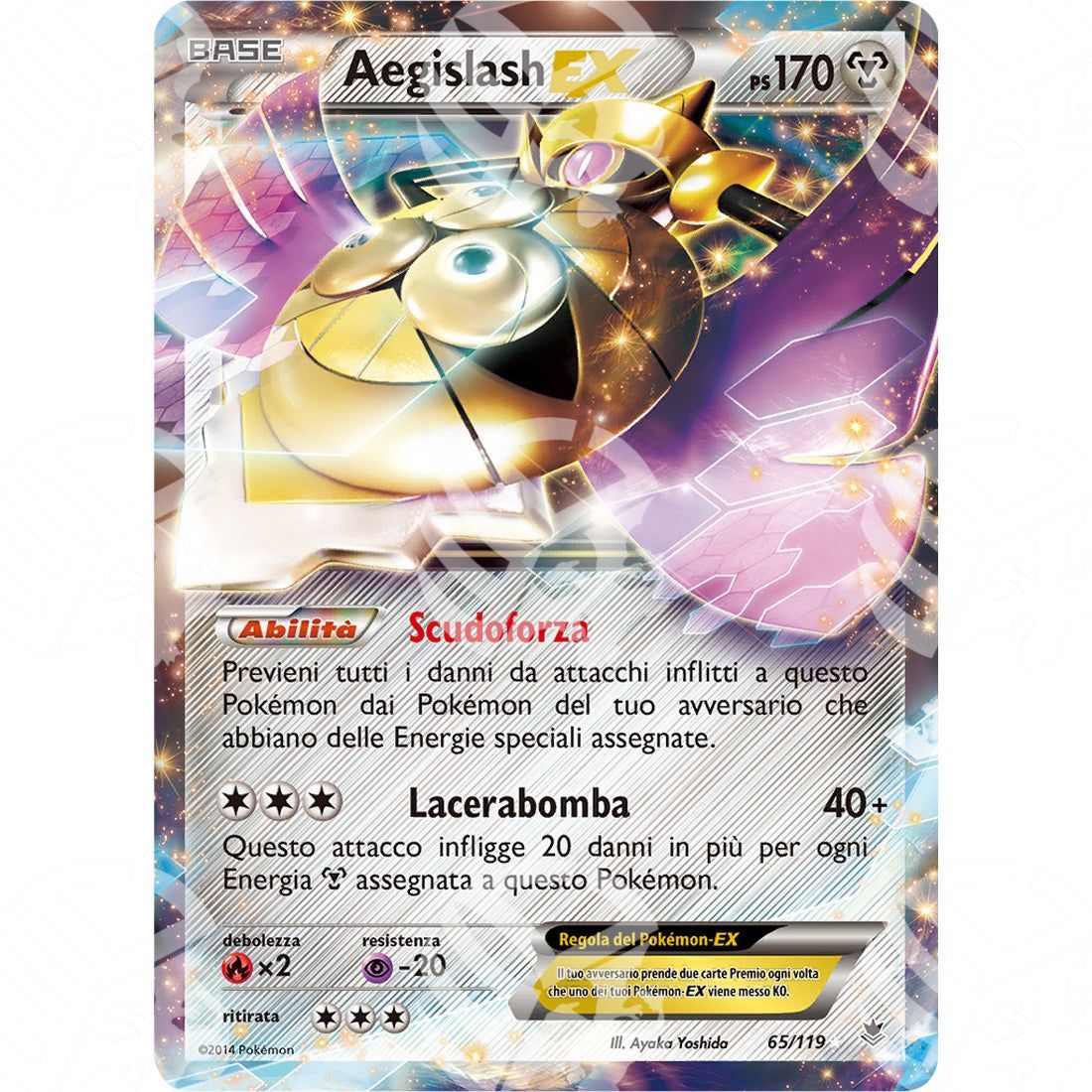 Forze Spettrali - Aegislash EX - 65/119 - Warcard - Forze Spettrali - Aegislash EX - 65/119 i prezzi più bassi sul mercato, solo da www.warcardshop.com! Carte singole, box, buste e mazzi.