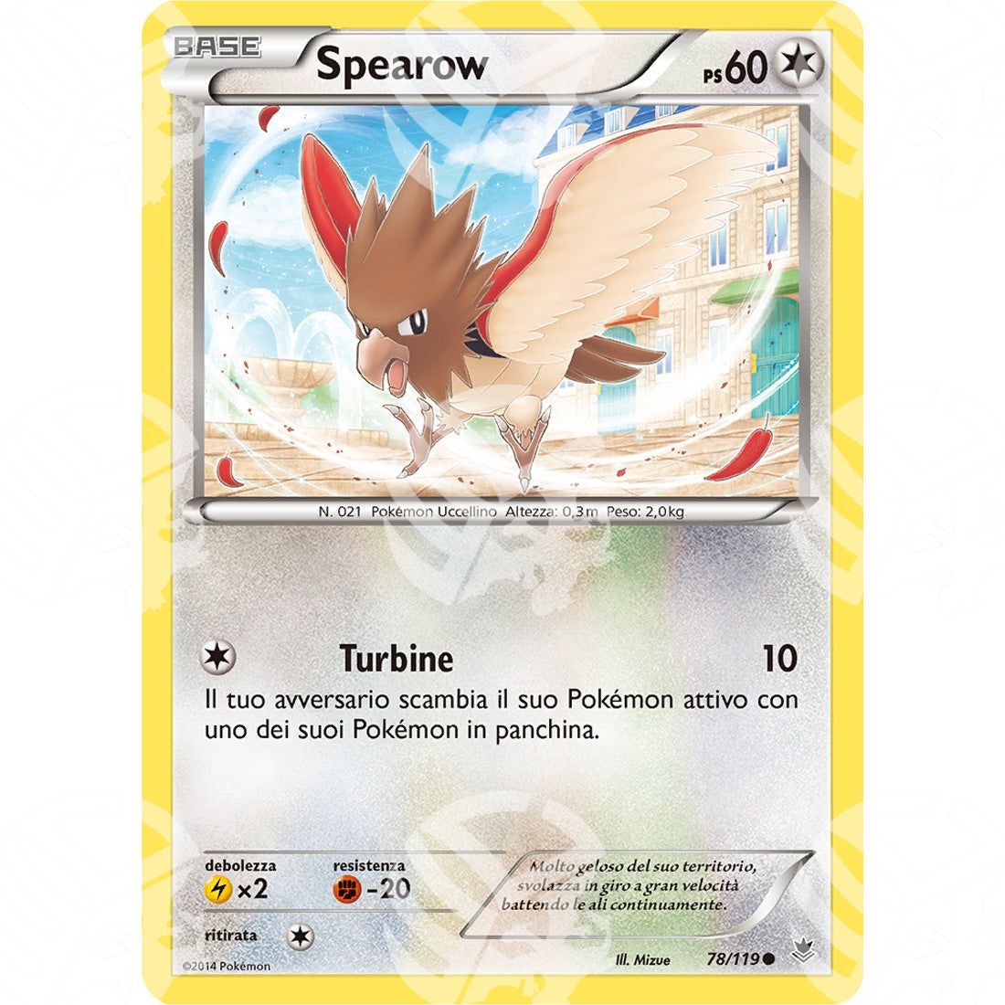 Forze Spettrali - Spearow - 78/119 - Warcard - Forze Spettrali - Spearow - 78/119 i prezzi più bassi sul mercato, solo da www.warcardshop.com! Carte singole, box, buste e mazzi.