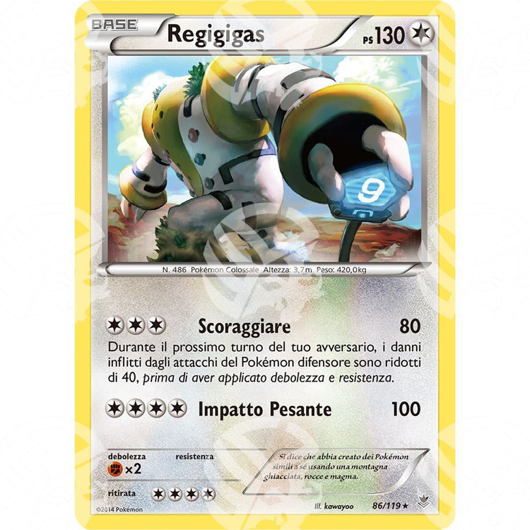 Forze Spettrali - Regigigas - Holo Rare 86/119 - Warcard - Forze Spettrali - Regigigas - Holo Rare 86/119 i prezzi più bassi sul mercato, solo da www.warcardshop.com! Carte singole, box, buste e mazzi.