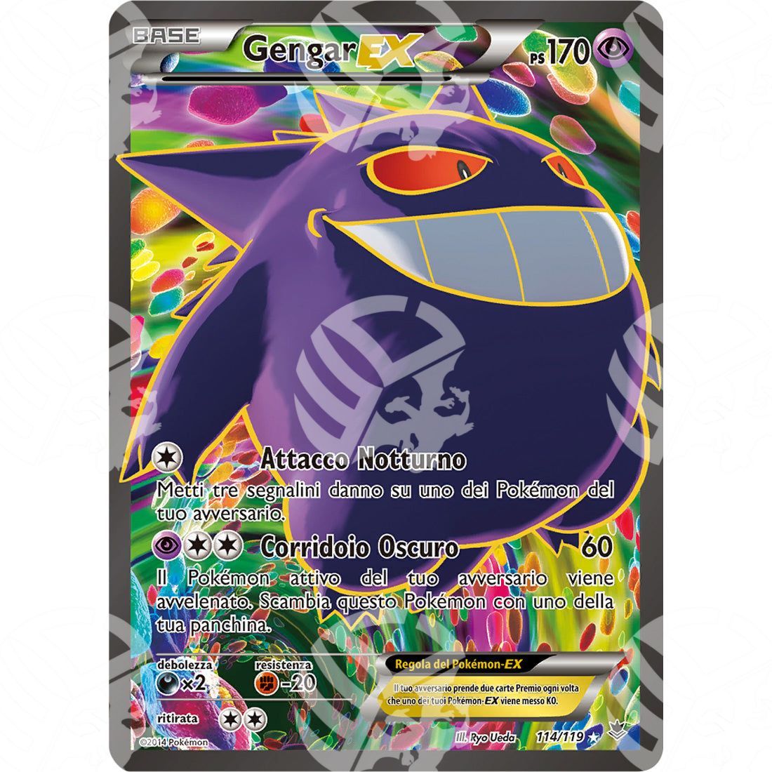 Forze Spettrali - Gengar EX - Ultra Rare 114/119 - Warcard - Forze Spettrali - Gengar EX - Ultra Rare 114/119 i prezzi più bassi sul mercato, solo da www.warcardshop.com! Carte singole, box, buste e mazzi.