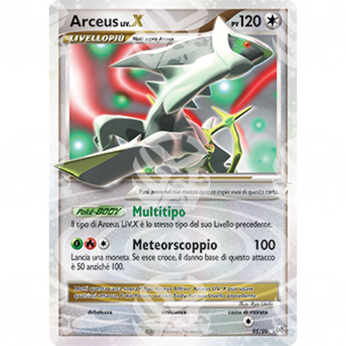 Platino Arceus - Arceus LV.X - Holo Rare 95/99 - Warcard - Platino Arceus - Arceus LV.X - Holo Rare 95/99 i prezzi più bassi sul mercato, solo da www.warcardshop.com! Carte singole, box, buste e mazzi.