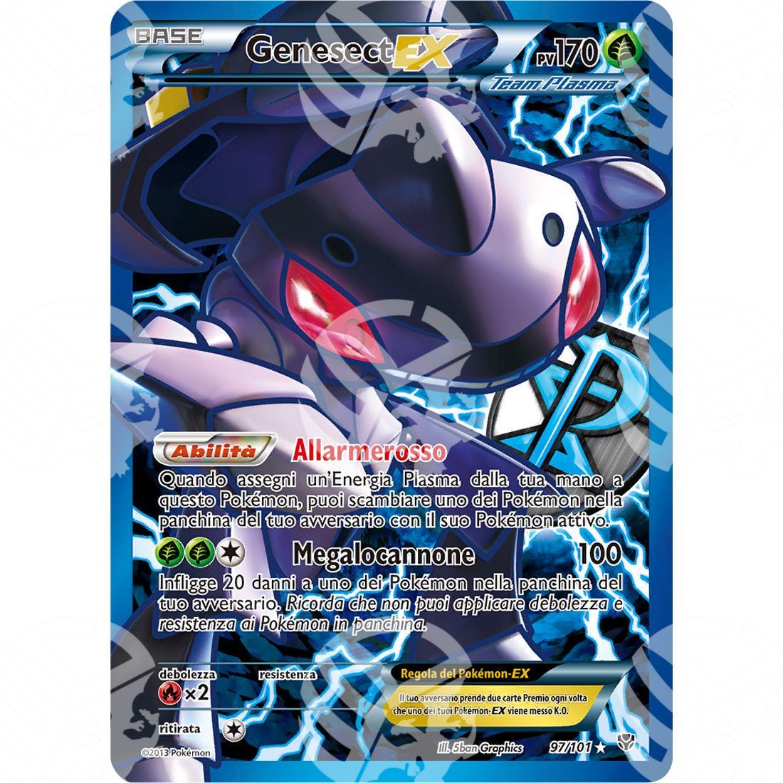 Esplosione Plasma - Genesect EX - Ultra Rare 97/101 - Warcard - Esplosione Plasma - Genesect EX - Ultra Rare 97/101 i prezzi più bassi sul mercato, solo da www.warcardshop.com! Carte singole, box, buste e mazzi.