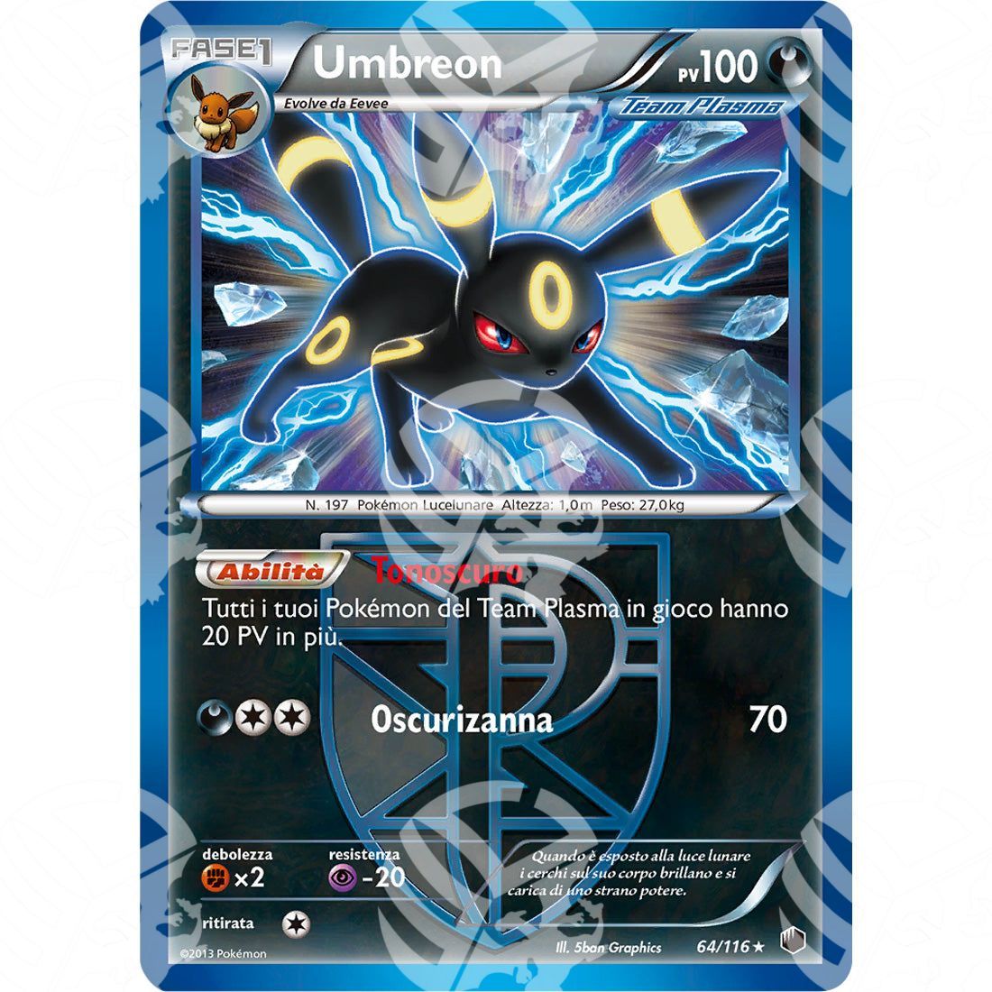 Glaciazione Plasma - Umbreon - Holo Rare 64/116 - Warcard - Glaciazione Plasma - Umbreon - Holo Rare 64/116 i prezzi più bassi sul mercato, solo da www.warcardshop.com! Carte singole, box, buste e mazzi.