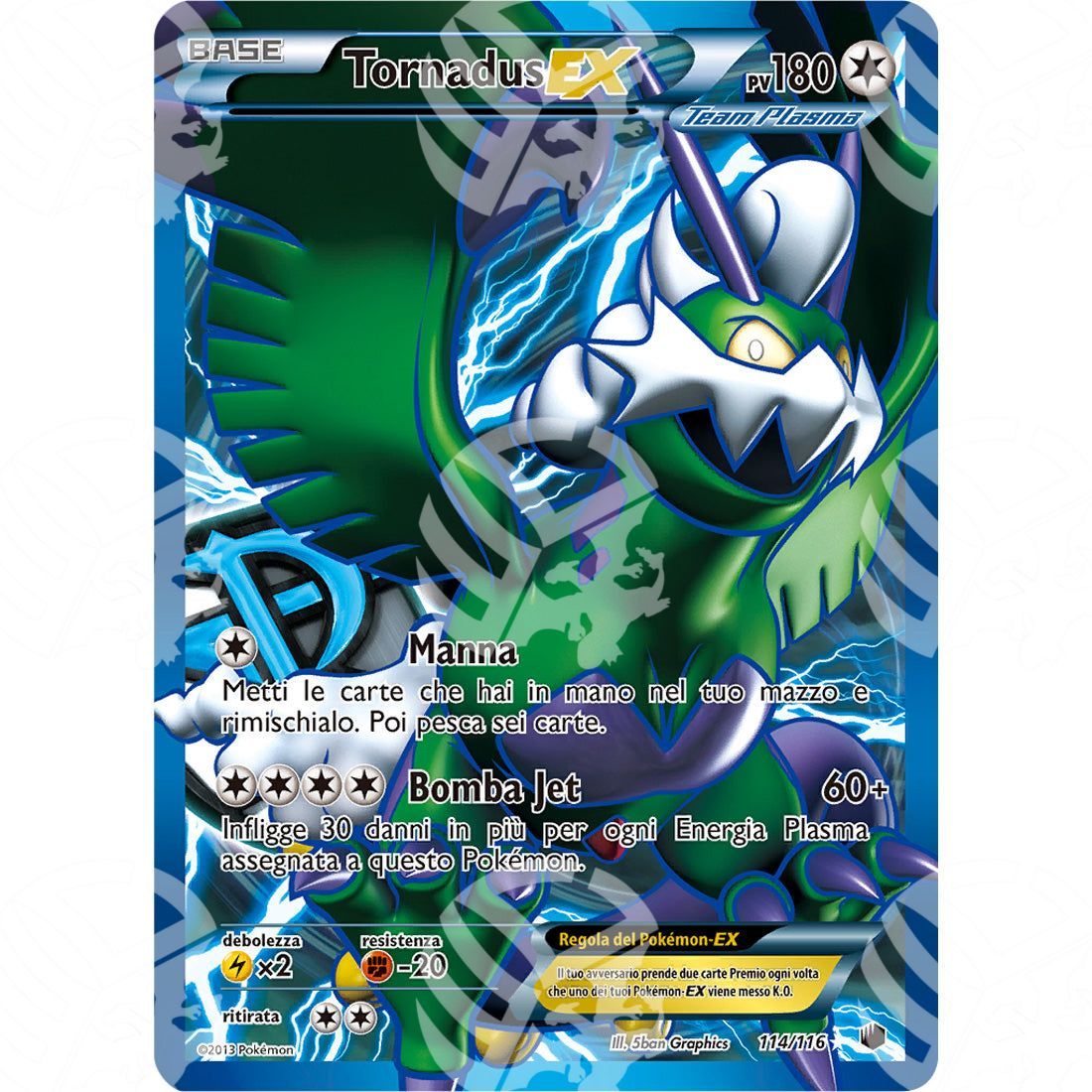 Glaciazione Plasma - Tornadus EX - Ultra Rare 114/116 - Warcard - Glaciazione Plasma - Tornadus EX - Ultra Rare 114/116 i prezzi più bassi sul mercato, solo da www.warcardshop.com! Carte singole, box, buste e mazzi.