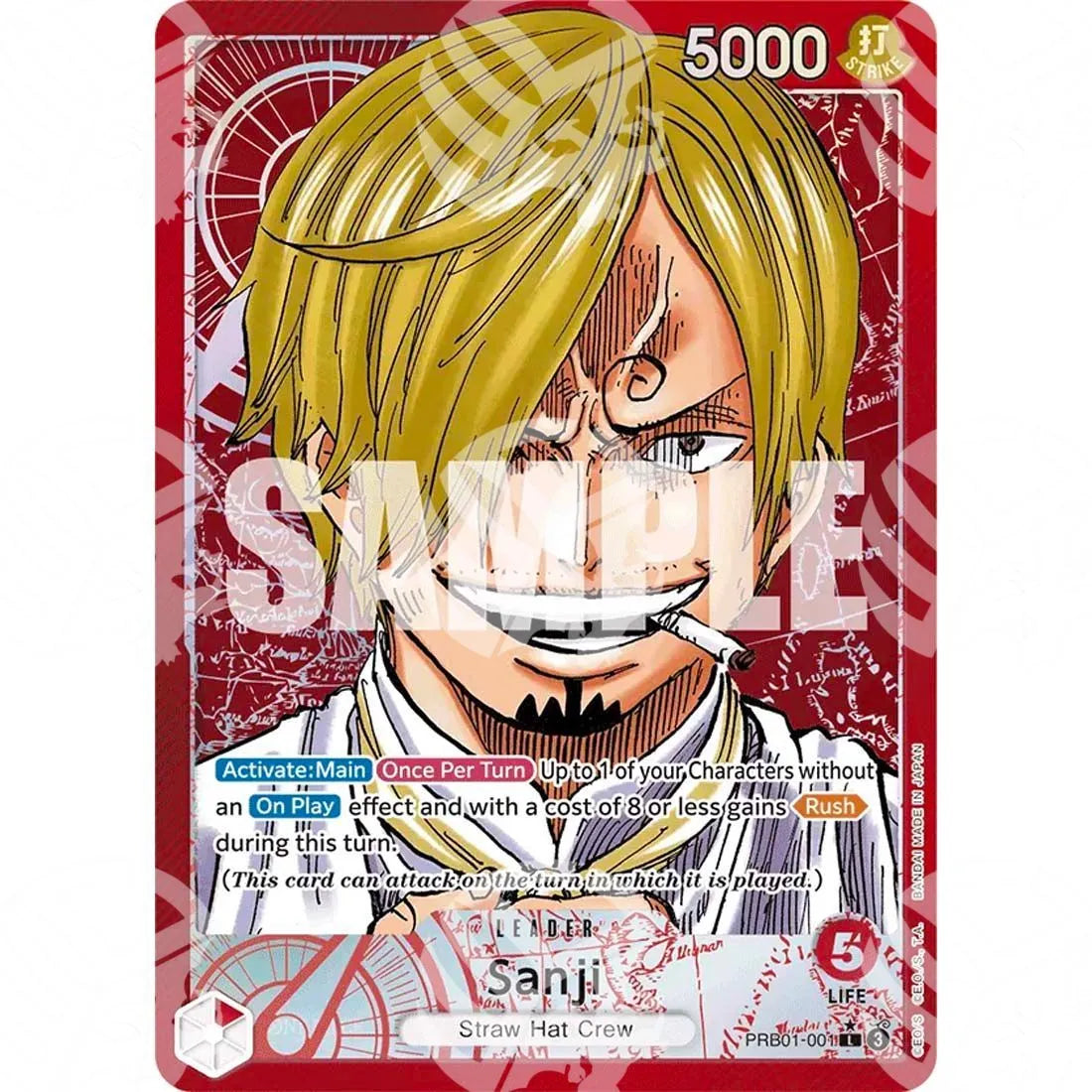The Best - Premium Booster - Sanji - Alternate Art-PRB01-001a -611