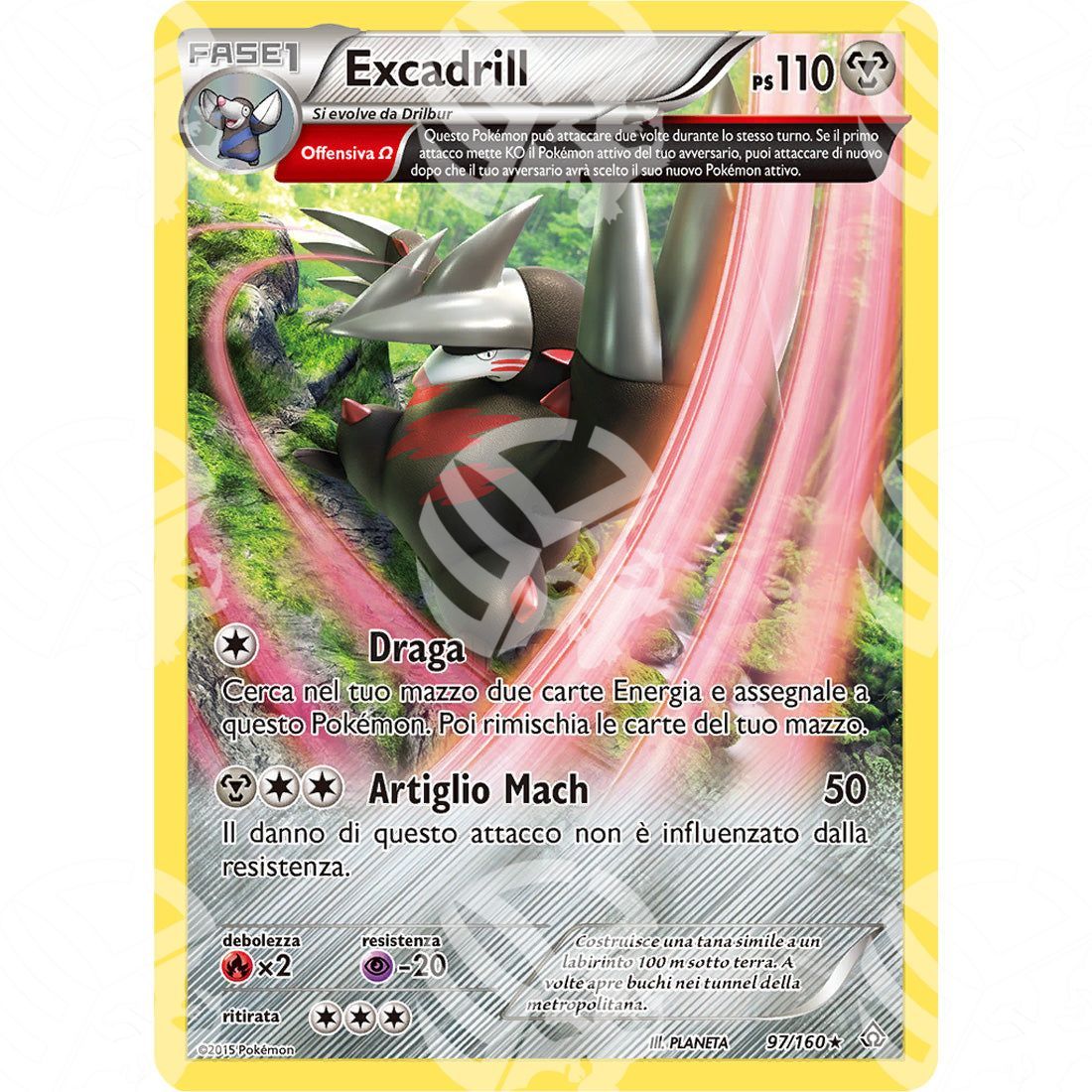 Scontro Primordiale - Excadrill - Holo Rare 97/160 - Warcard - Scontro Primordiale - Excadrill - Holo Rare 97/160 i prezzi più bassi sul mercato, solo da www.warcardshop.com! Carte singole, box, buste e mazzi.