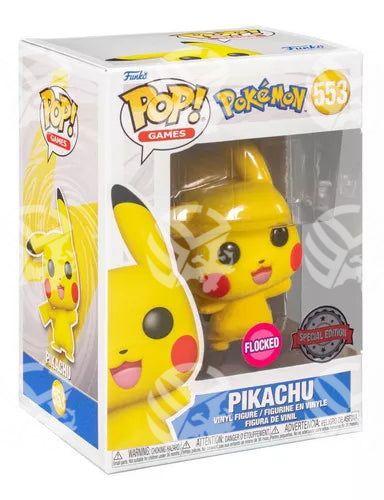 Pikachu Waving 9 cm Flocked - Warcard