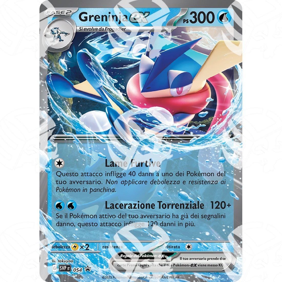 Promo Scarlatto & Violetto - SVP - Greninja ex - 054 - Warcard - Promo Scarlatto & Violetto - SVP - Greninja ex - 054 i prezzi più bassi sul mercato, solo da www.warcardshop.com! Carte singole, box, buste e mazzi.