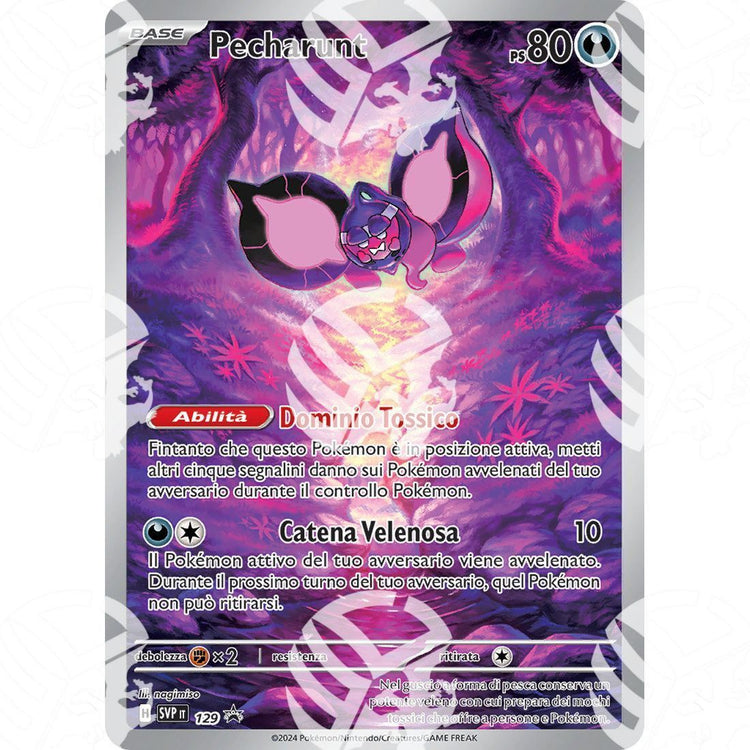 Promo Scarlatto & Violetto - SVP - Pecharunt - Pokemon Center Stamped | 129 - Warcard - Promo Scarlatto & Violetto - SVP - Pecharunt - Pokemon Center Stamped | 129 i prezzi più bassi sul mercato, solo da www.warcardshop.com! Carte singole, box, buste e mazzi.