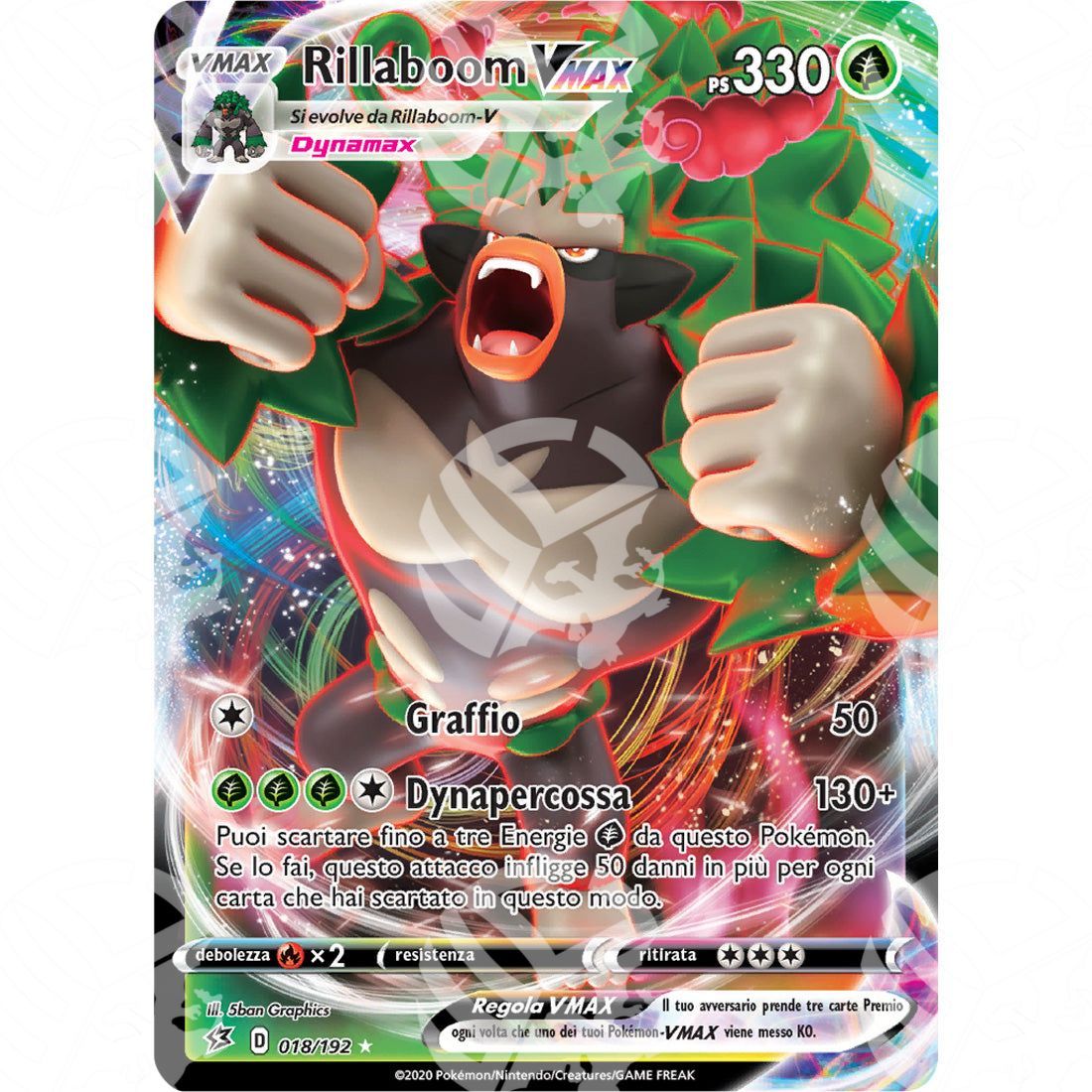 Fragore Ribelle - Rillaboom VMAX - 018/192 - Warcard - Fragore Ribelle - Rillaboom VMAX - 018/192 i prezzi più bassi sul mercato, solo da www.warcardshop.com! Carte singole, box, buste e mazzi.
