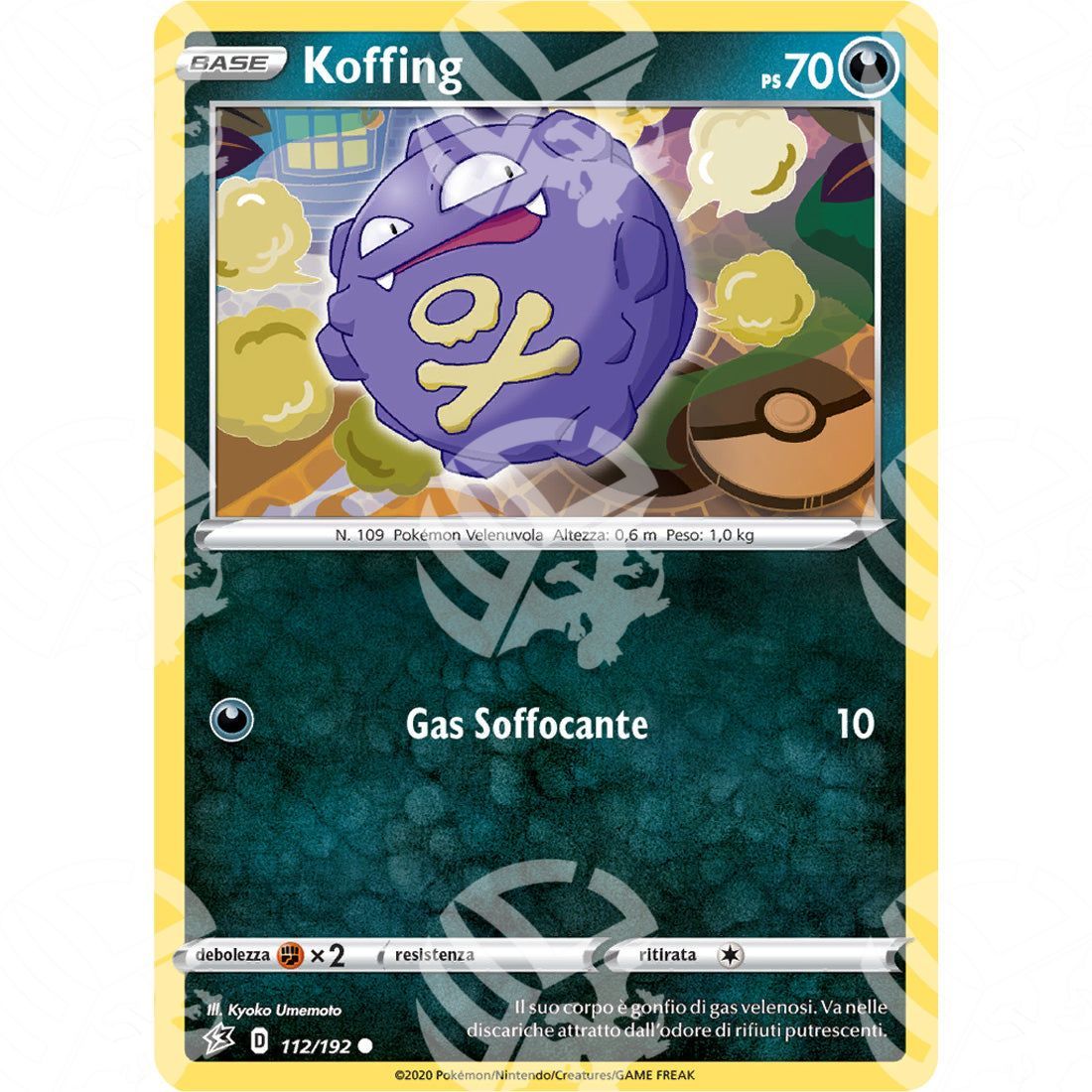 Fragore Ribelle - Koffing - 112/192 - Warcard - Fragore Ribelle - Koffing - 112/192 i prezzi più bassi sul mercato, solo da www.warcardshop.com! Carte singole, box, buste e mazzi.