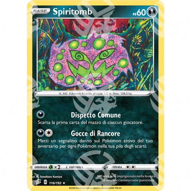 Fragore Ribelle - Spiritomb - 116/192 - Warcard - Fragore Ribelle - Spiritomb - 116/192 i prezzi più bassi sul mercato, solo da www.warcardshop.com! Carte singole, box, buste e mazzi.