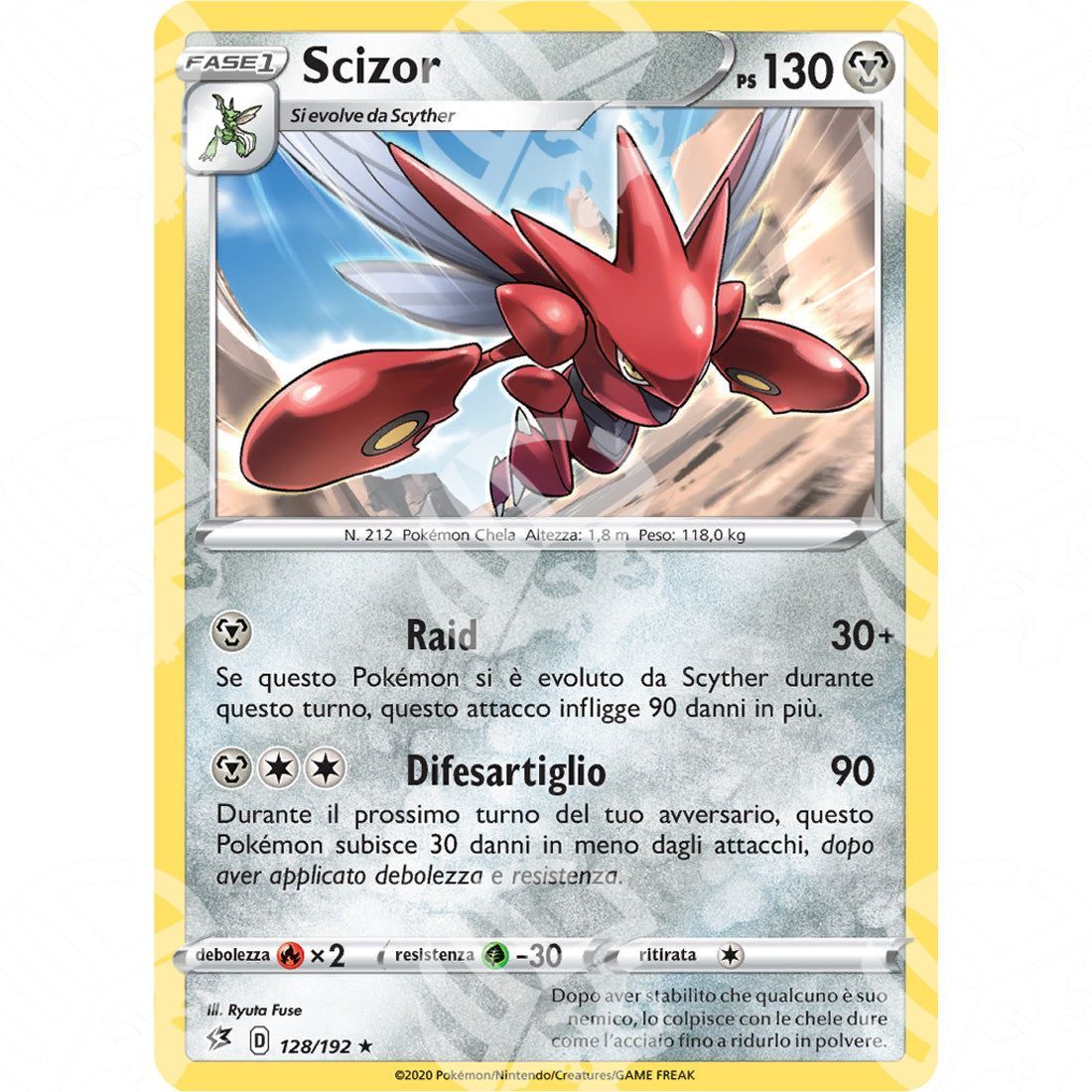 Fragore Ribelle - Scizor - 128/192 - Warcard - Fragore Ribelle - Scizor - 128/192 i prezzi più bassi sul mercato, solo da www.warcardshop.com! Carte singole, box, buste e mazzi.