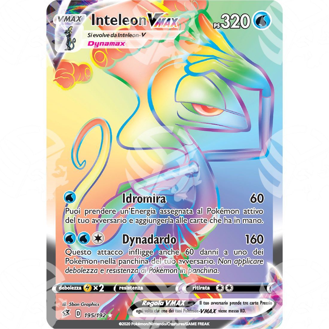 Fragore Ribelle - Inteleon VMAX - Secret Rare 195/192 - Warcard - Fragore Ribelle - Inteleon VMAX - Secret Rare 195/192 i prezzi più bassi sul mercato, solo da www.warcardshop.com! Carte singole, box, buste e mazzi.