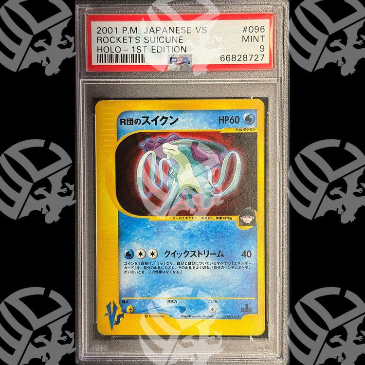 Rocket's Suicune 1°Ed. - PSA 9 - Warcard
