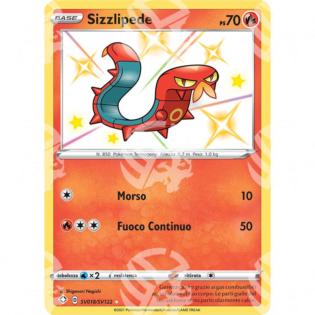 Destino Splendente - Sizzlipede - Rare Shiny | SV18 - Warcard - Destino Splendente - Sizzlipede - Rare Shiny | SV18 i prezzi più bassi sul mercato, solo da www.warcardshop.com! Carte singole, box, buste e mazzi.