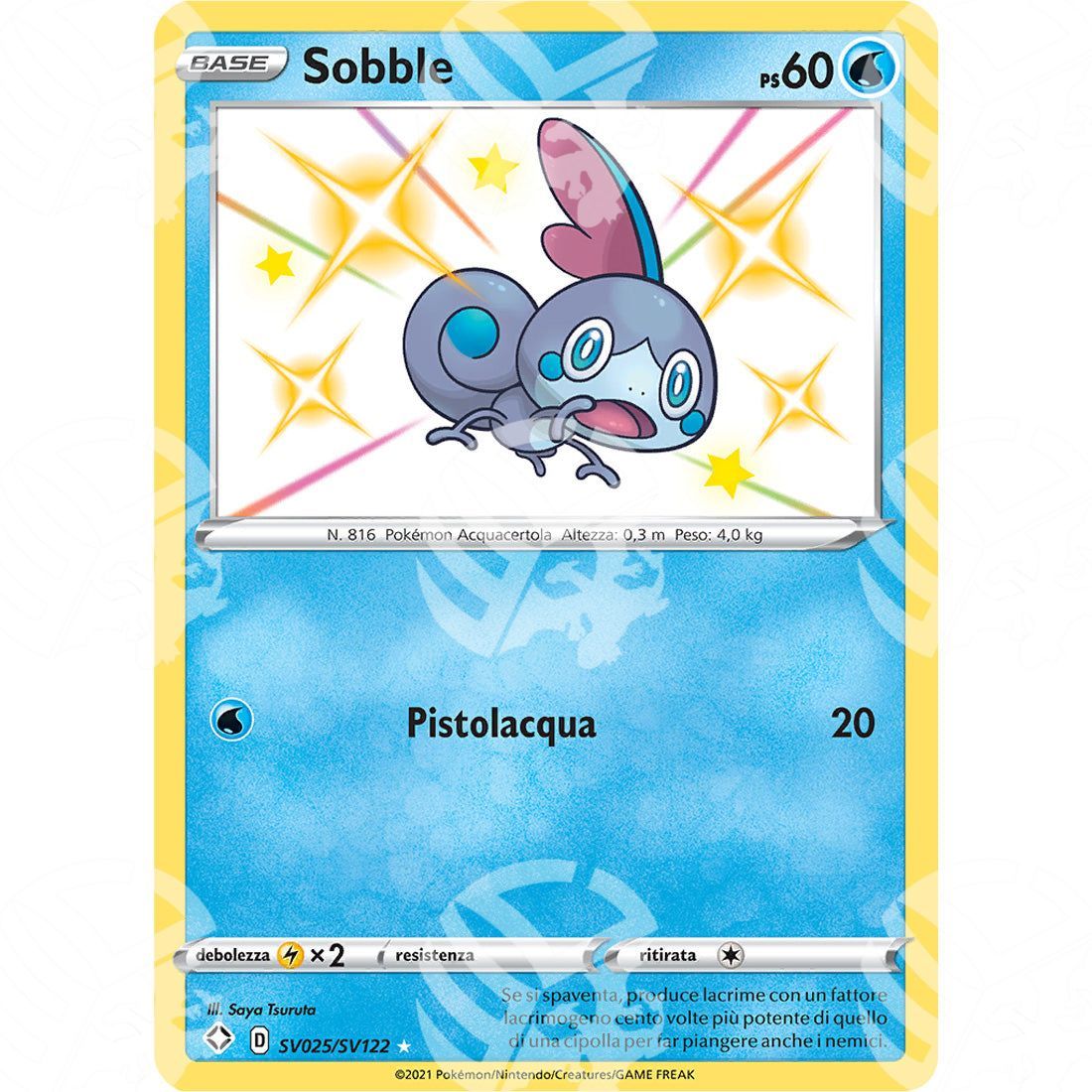 Destino Splendente - Sobble - Rare Shiny | SV25 - Warcard - Destino Splendente - Sobble - Rare Shiny | SV25 i prezzi più bassi sul mercato, solo da www.warcardshop.com! Carte singole, box, buste e mazzi.