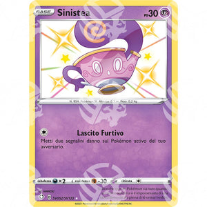 Destino Splendente - Sinistea - Rare Shiny | SV52 - Warcard - Destino Splendente - Sinistea - Rare Shiny | SV52 i prezzi più bassi sul mercato, solo da www.warcardshop.com! Carte singole, box, buste e mazzi.