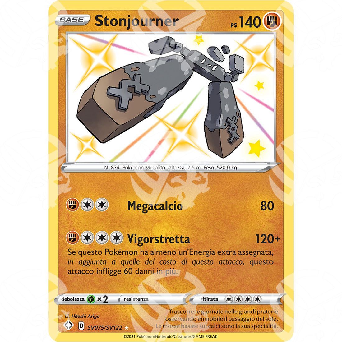 Destino Splendente - Stonjourner - Rare Shiny | SV75 - Warcard - Destino Splendente - Stonjourner - Rare Shiny | SV75 i prezzi più bassi sul mercato, solo da www.warcardshop.com! Carte singole, box, buste e mazzi.