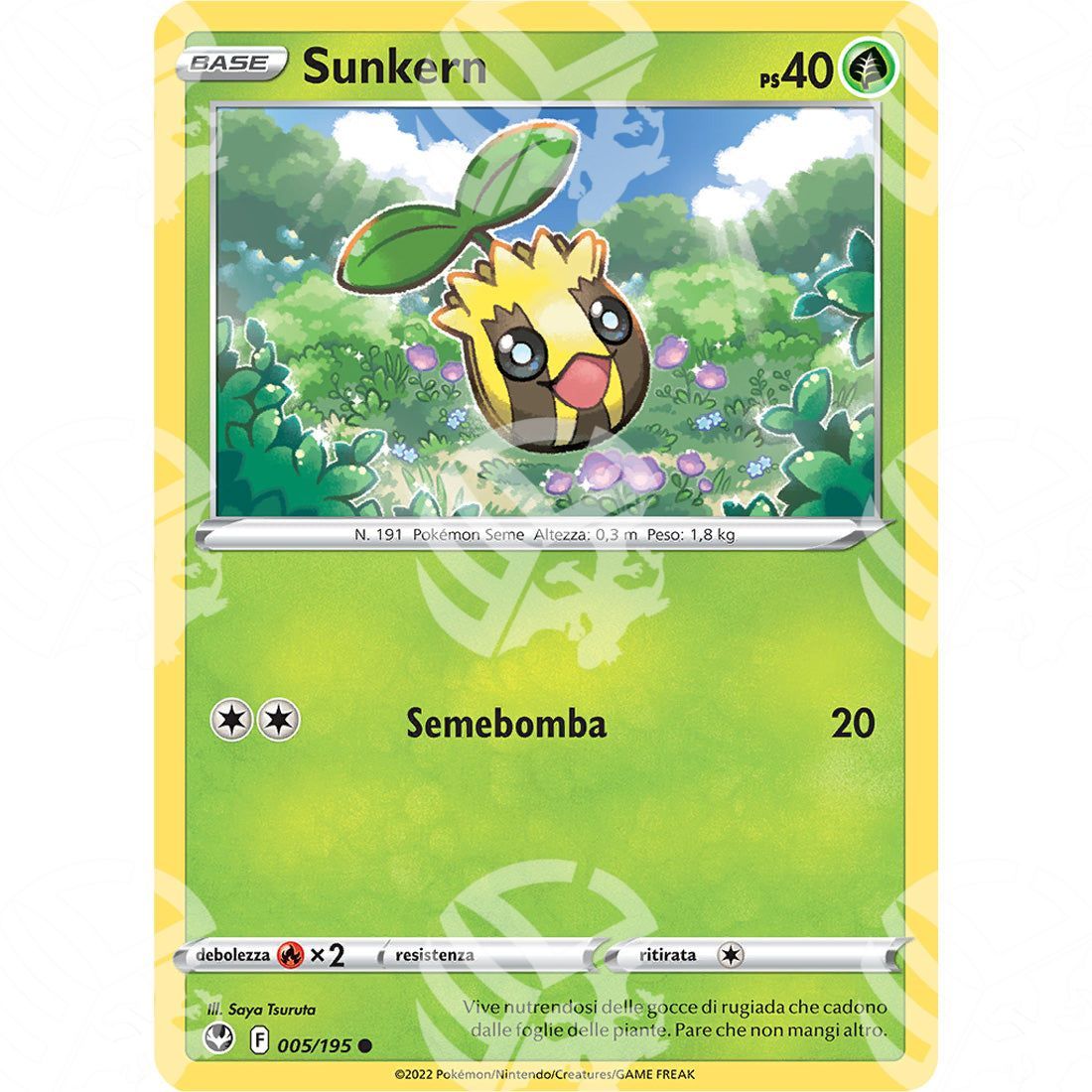Tempesta Argentata - Sunkern - 005/195 - Warcard - Tempesta Argentata - Sunkern - 005/195 i prezzi più bassi sul mercato, solo da www.warcardshop.com! Carte singole, box, buste e mazzi.