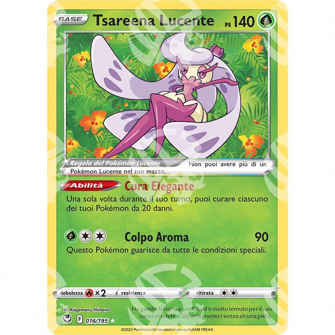 Tempesta Argentata - Radiant Tsareena - Ultra Rare 016/195 - Warcard - Tempesta Argentata - Radiant Tsareena - Ultra Rare 016/195 i prezzi più bassi sul mercato, solo da www.warcardshop.com! Carte singole, box, buste e mazzi.