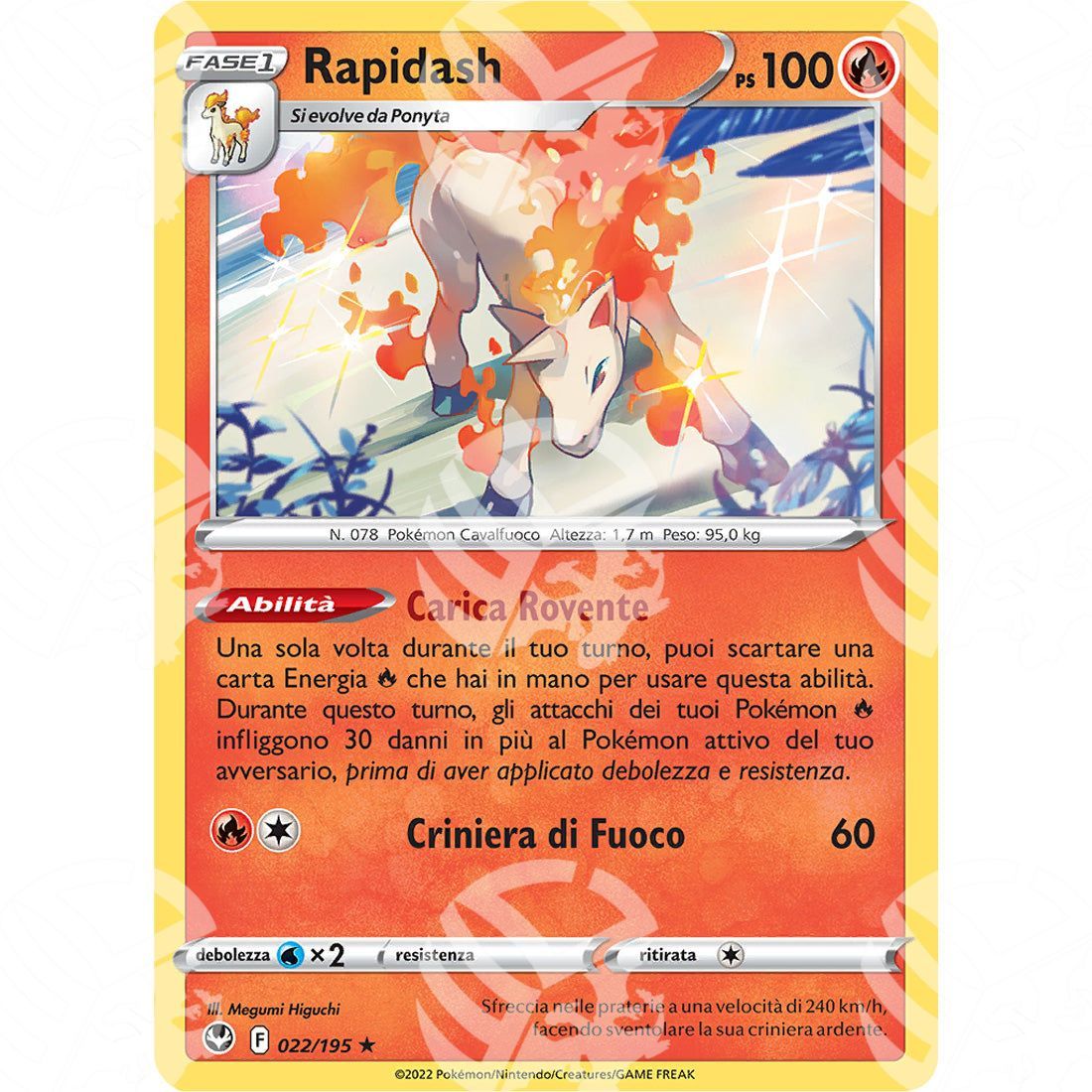 Tempesta Argentata - Rapidash - Holo Rare 022/195 - Warcard - Tempesta Argentata - Rapidash - Holo Rare 022/195 i prezzi più bassi sul mercato, solo da www.warcardshop.com! Carte singole, box, buste e mazzi.
