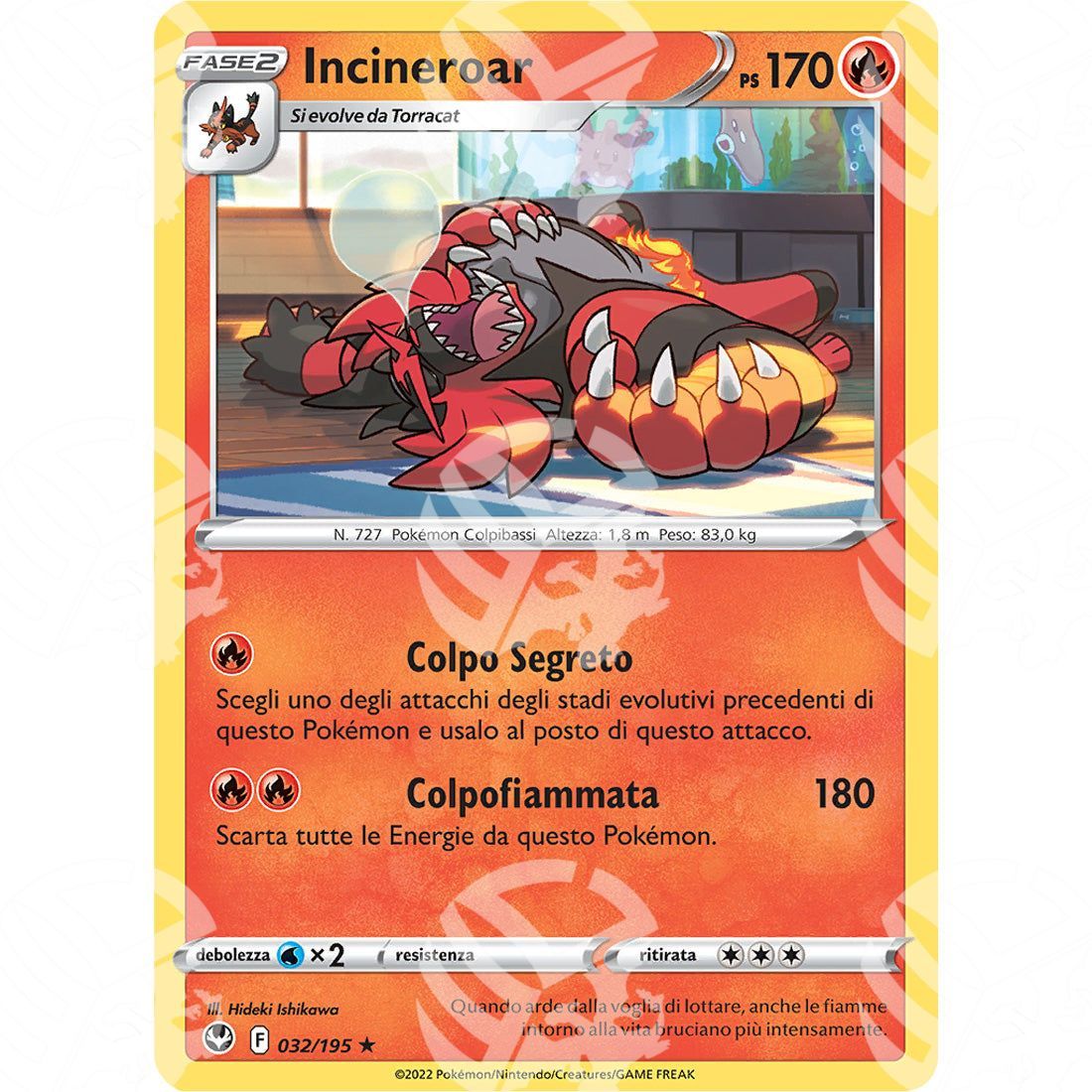 Tempesta Argentata - Incineroar - 032/195 - Warcard - Tempesta Argentata - Incineroar - 032/195 i prezzi più bassi sul mercato, solo da www.warcardshop.com! Carte singole, box, buste e mazzi.