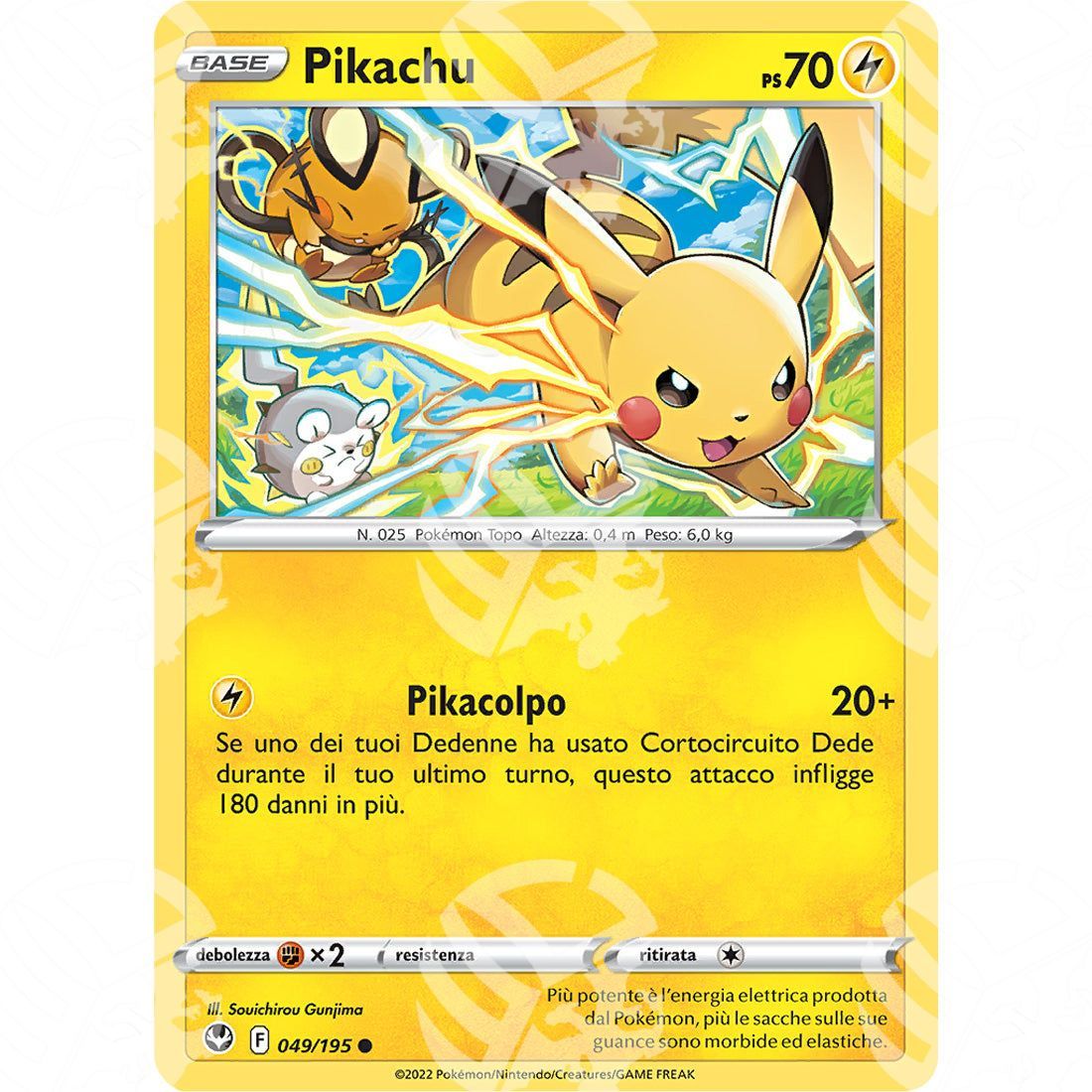Tempesta Argentata - Pikachu - 049/195 - Warcard - Tempesta Argentata - Pikachu - 049/195 i prezzi più bassi sul mercato, solo da www.warcardshop.com! Carte singole, box, buste e mazzi.
