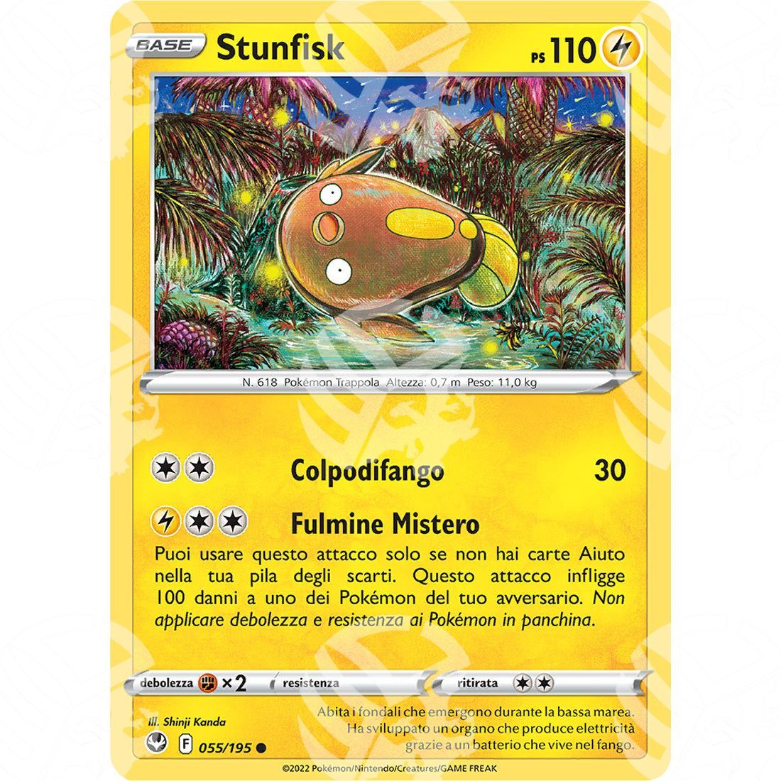 Tempesta Argentata - Stunfisk - 055/195 - Warcard - Tempesta Argentata - Stunfisk - 055/195 i prezzi più bassi sul mercato, solo da www.warcardshop.com! Carte singole, box, buste e mazzi.