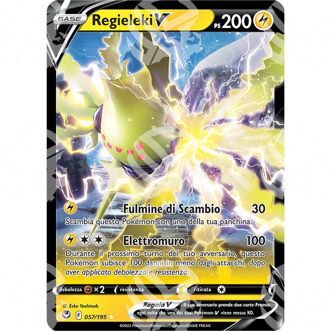 Tempesta Argentata - Regieleki V - Ultra Rare 057/195 - Warcard - Tempesta Argentata - Regieleki V - Ultra Rare 057/195 i prezzi più bassi sul mercato, solo da www.warcardshop.com! Carte singole, box, buste e mazzi.