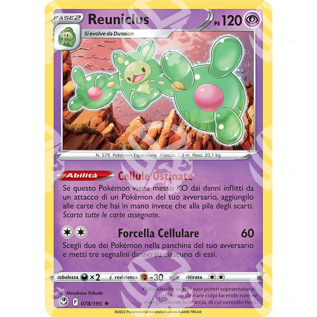 Tempesta Argentata - Reuniclus - Holo Rare 078/195 - Warcard - Tempesta Argentata - Reuniclus - Holo Rare 078/195 i prezzi più bassi sul mercato, solo da www.warcardshop.com! Carte singole, box, buste e mazzi.