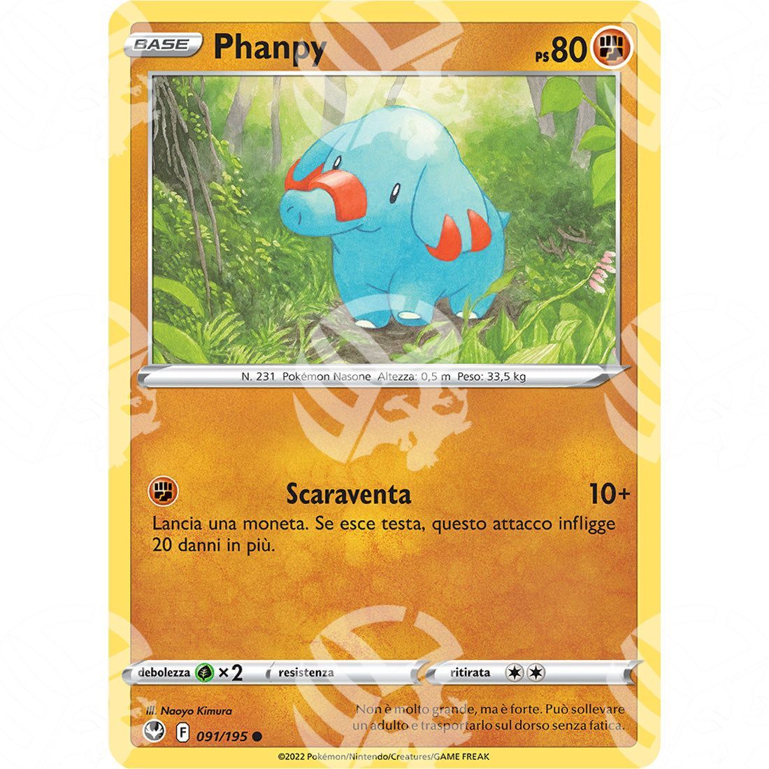 Tempesta Argentata - Phanpy - 091/195 - Warcard - Tempesta Argentata - Phanpy - 091/195 i prezzi più bassi sul mercato, solo da www.warcardshop.com! Carte singole, box, buste e mazzi.