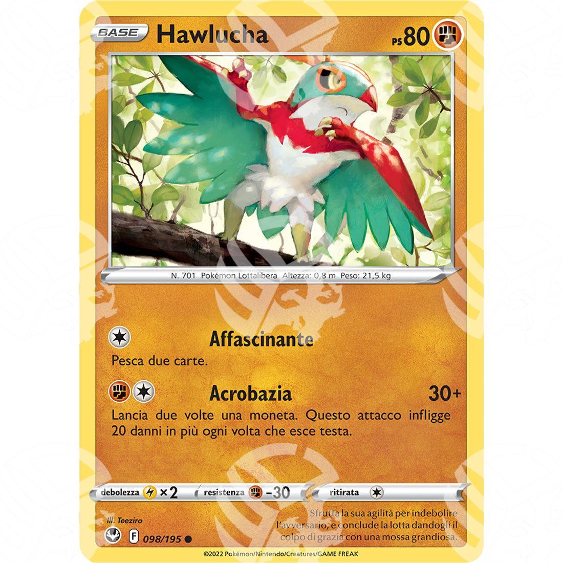 Tempesta Argentata - Hawlucha - 098/195 - Warcard - Tempesta Argentata - Hawlucha - 098/195 i prezzi più bassi sul mercato, solo da www.warcardshop.com! Carte singole, box, buste e mazzi.