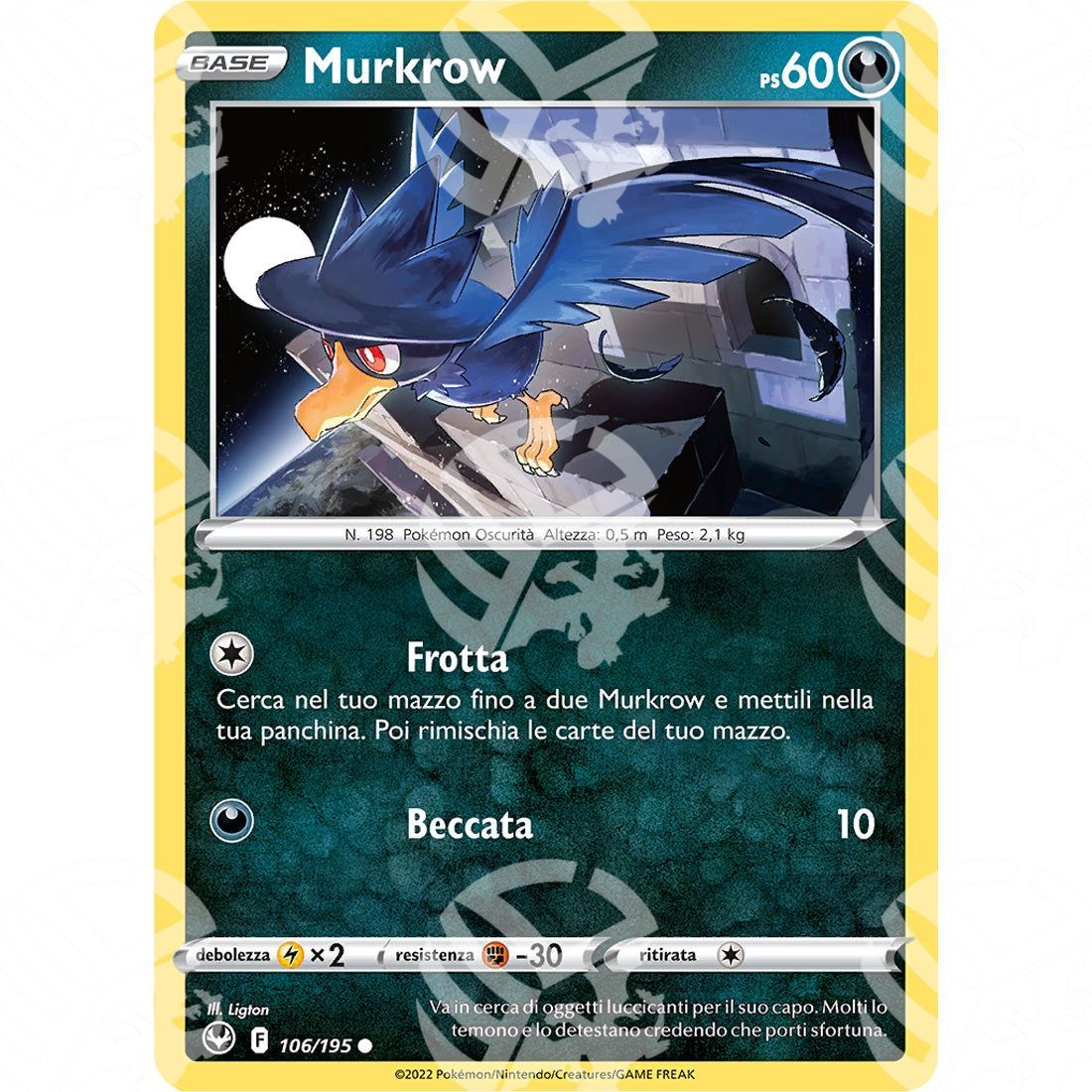 Tempesta Argentata - Murkrow - 106/195 - Warcard - Tempesta Argentata - Murkrow - 106/195 i prezzi più bassi sul mercato, solo da www.warcardshop.com! Carte singole, box, buste e mazzi.