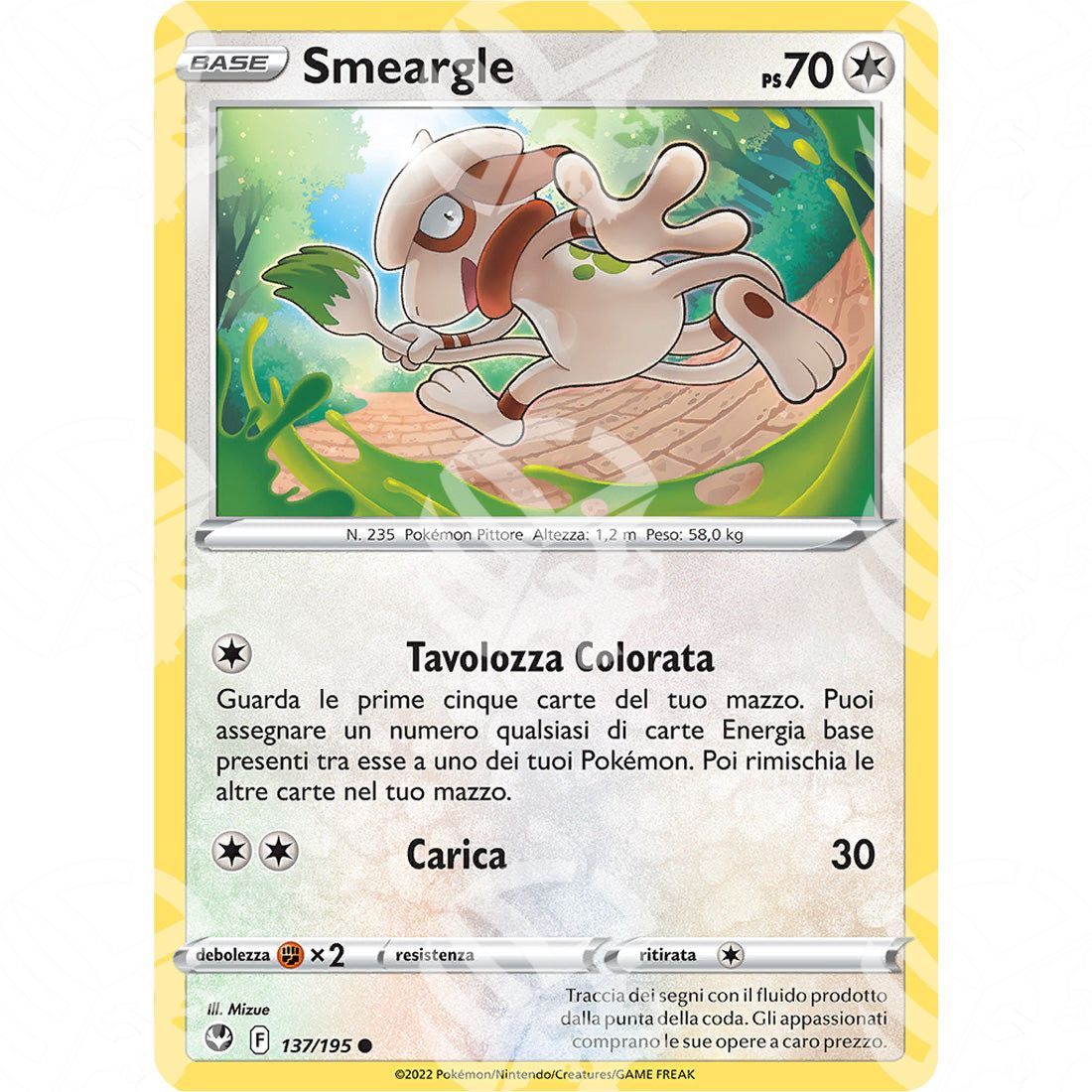 Tempesta Argentata - Smeargle - 137/195 - Warcard - Tempesta Argentata - Smeargle - 137/195 i prezzi più bassi sul mercato, solo da www.warcardshop.com! Carte singole, box, buste e mazzi.