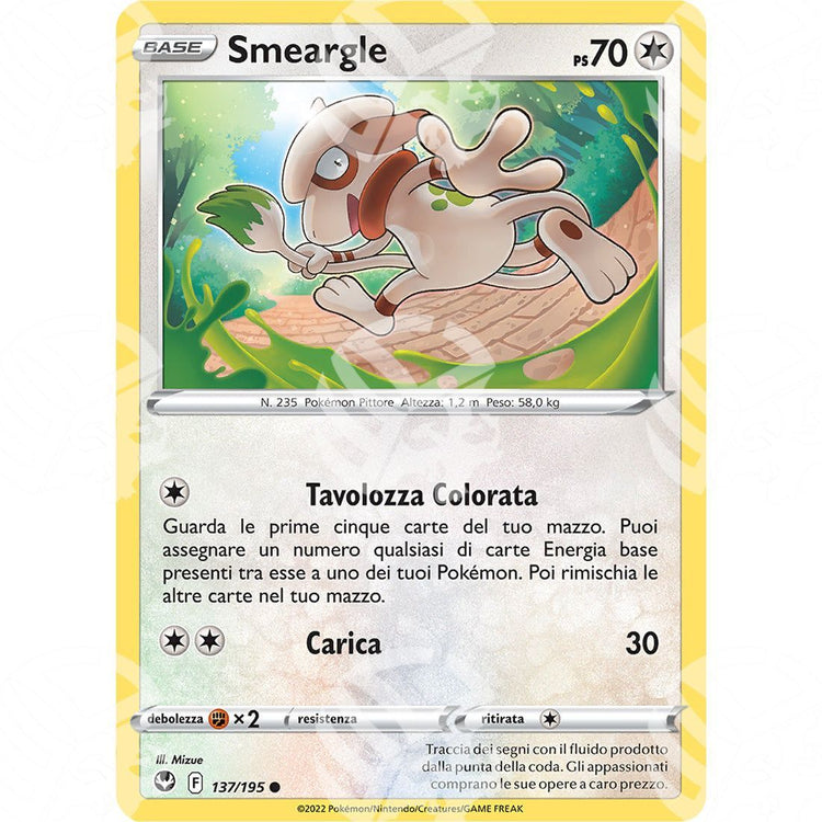 Tempesta Argentata - Smeargle - 137/195 - Warcard - Tempesta Argentata - Smeargle - 137/195 i prezzi più bassi sul mercato, solo da www.warcardshop.com! Carte singole, box, buste e mazzi.