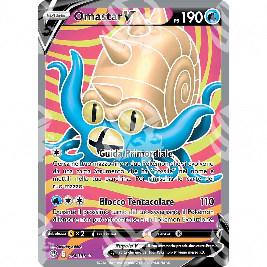 Tempesta Argentata - Omastar V - Ultra Rare 174/195 - Warcard - Tempesta Argentata - Omastar V - Ultra Rare 174/195 i prezzi più bassi sul mercato, solo da www.warcardshop.com! Carte singole, box, buste e mazzi.
