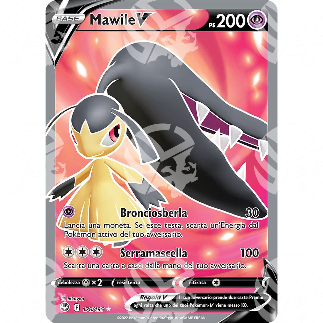 Tempesta Argentata - Mawile V - Ultra Rare 178/195 - Warcard - Tempesta Argentata - Mawile V - Ultra Rare 178/195 i prezzi più bassi sul mercato, solo da www.warcardshop.com! Carte singole, box, buste e mazzi.