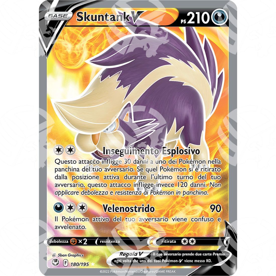 Tempesta Argentata - Skuntank V - Ultra Rare 180/195 - Warcard - Tempesta Argentata - Skuntank V - Ultra Rare 180/195 i prezzi più bassi sul mercato, solo da www.warcardshop.com! Carte singole, box, buste e mazzi.