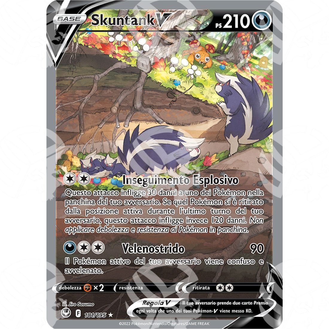 Tempesta Argentata - Skuntank V - Ultra Rare 181/195 - Warcard - Tempesta Argentata - Skuntank V - Ultra Rare 181/195 i prezzi più bassi sul mercato, solo da www.warcardshop.com! Carte singole, box, buste e mazzi.