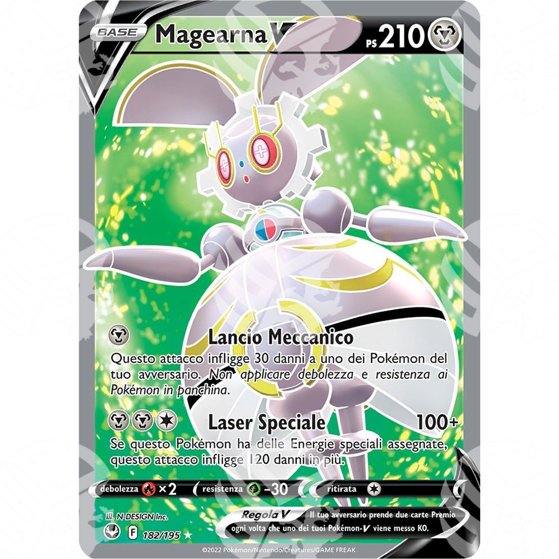 Tempesta Argentata - Magearna V - Ultra Rare 182/195 - Warcard - Tempesta Argentata - Magearna V - Ultra Rare 182/195 i prezzi più bassi sul mercato, solo da www.warcardshop.com! Carte singole, box, buste e mazzi.