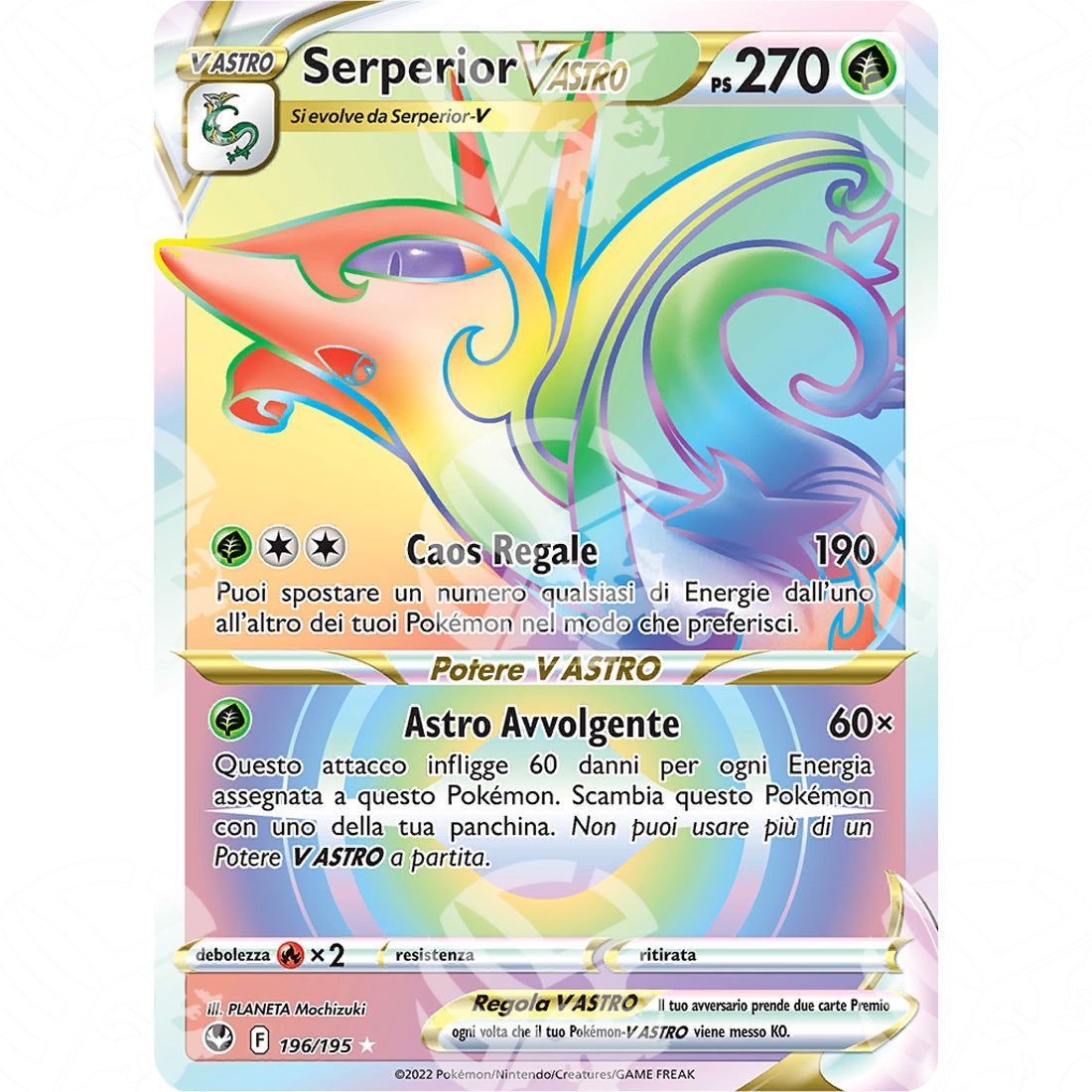 Tempesta Argentata - Serperior VSTAR - Secret Rare 196/195 - Warcard - Tempesta Argentata - Serperior VSTAR - Secret Rare 196/195 i prezzi più bassi sul mercato, solo da www.warcardshop.com! Carte singole, box, buste e mazzi.