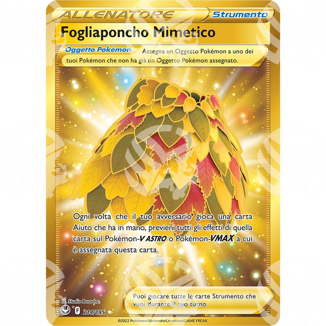 Tempesta Argentata - Leafy Camo Poncho - Secret Rare 214/195 - Warcard - Tempesta Argentata - Leafy Camo Poncho - Secret Rare 214/195 i prezzi più bassi sul mercato, solo da www.warcardshop.com! Carte singole, box, buste e mazzi.